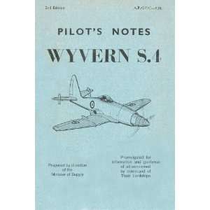  Westland Wyvern Aircraft Pilots Notes Manual Westland 