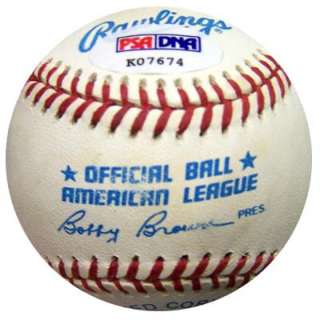 Frank Thomas Autographed Signed AL Baseball PSA/DNA #K07674  
