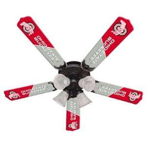 Sports Fan Products 7995 OSU 5 Blade Collegiate 52 Ceiling Fan   Ohio 