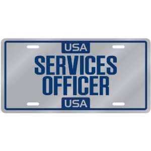  New  Usa Services Officer  License Plate Occupations 