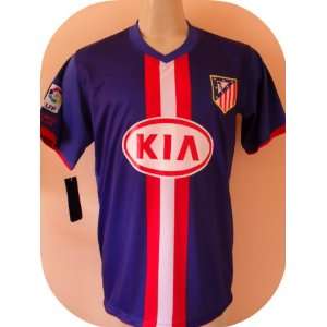  ATLETICO MADRID # 7 FORLAN AWAY SOCCER JERSEY SIZE SMALL 