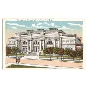    Vintage PostcardMetropolitan Museum of Art NYC 