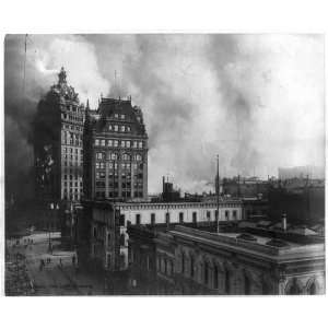    San Francisco Disaster,c1906,earthquake,fire,smoke