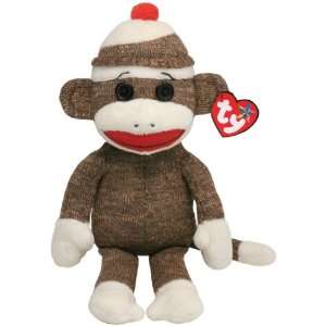  Ty Beanie Buddies Socks Monkey (Brown) Toys & Games