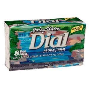  Dial Springwater 4.5 Ounces Bar Soap   8 bar Beauty