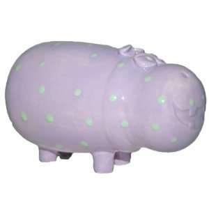  Hippo Piggy Bank Light Purple