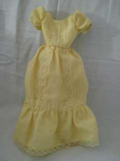 1981 Magic Curl Barbie Dress Yellow  SALE PRICE  