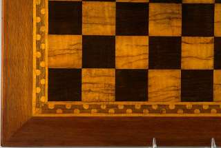 05788 American Marquetry Game Board c. 1900  