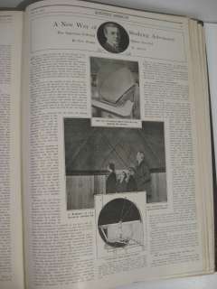 1913 SCIENTIFIC AMERICAN ILLUSTRATED JOURNAL JAN JUNE  