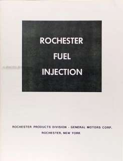 1957 1958 1959 1960 62 Chevrolet Fuel Injection Manual  
