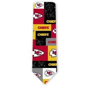  Kansas City Chiefs Block & Play Neckties Sports 