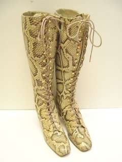 Sharon Stones Snakeskin Boots  