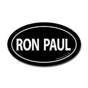 Ron Paul 2008 Traditional Sticker  Black Oval Ron paul Oval Sticker by 