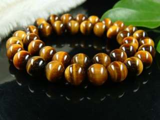 10mm AAA Grade nature tiger eye stone beads strand 16  