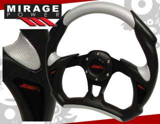 ECLIPSE 1G 2G 3G 320mm PVC LEATHER RACE STEERING WHEEL  