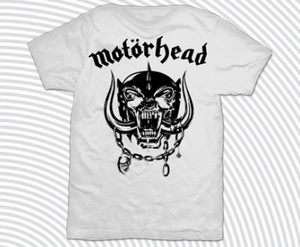 MOTORHEAD Warpig white T shirt NEW  