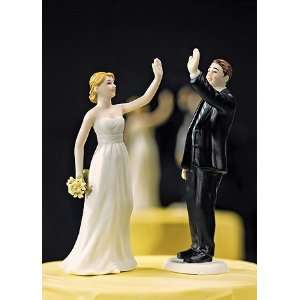   High Five Bride and Groom Figurines Style 9088