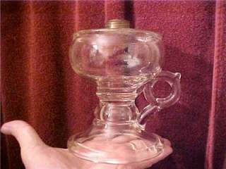 ANTIQUE FINGER OIL LAMP  