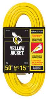 Yellow Jacket 50 Ft. 15A 14 Gauge Extension Cord 2887  