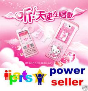   OKWAP HELLO KITTY A136 2Face  Music Phone+Many Gifts/K  