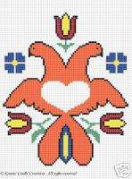 Crochet Patterns HEX SIGN   Double Headed Eagle pattern  