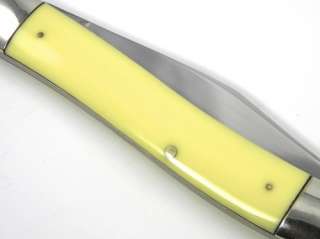   XX Pocket Knife  31093  TOOTHPICK   Yellow Handles   MINT  
