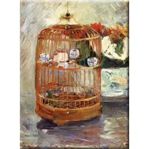   The Cage 12x16 Streched Canvas Art by Morisot, Berthe