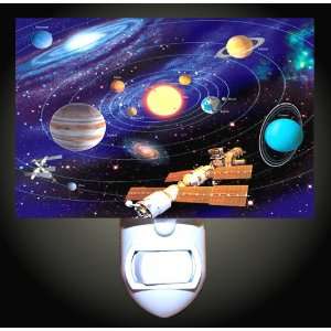  Sattelites Planets and Galaxies Decorative Night Light 