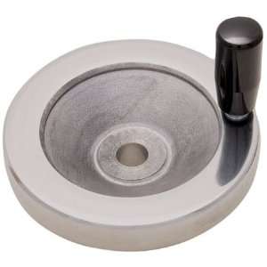  Revolving Handle Dished Solid Hand Wheel 3.94 Inch Diameter, .500 Bore
