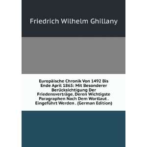   Wortlaut . EingefÃ¼hrt Werden . (German Edition) Friedrich Wilhelm