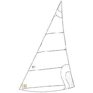  Laser Performance Fj Sail, cfj, jib 