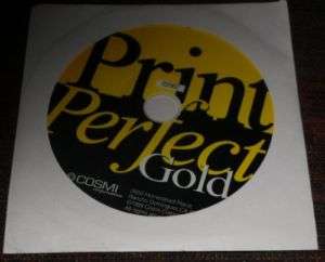 Print Perfect Gold by COSMI PC Computer Program Used  
