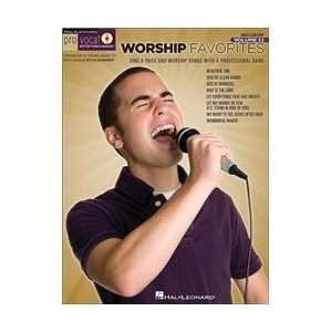  Hal Leonard Worship Favorites   Pro Vocal Songbook & CD 