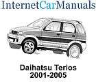 2001 2005 Daihatsu Terios Workshop / Service / Repair manual 710 
