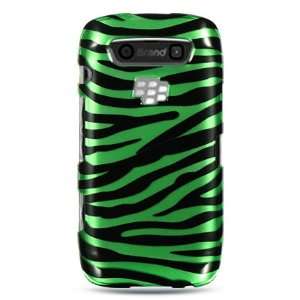  VMG BlackBerry Torch 9850/9860   Green/Black Zebra Design 
