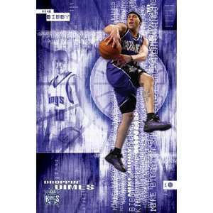  Mike Bibby (Droppin Dimes) Sports Poster Print   24 X 36 