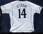 Ireland Away White 2002 Oleary #14 World Cup Football Soccer S/S 
