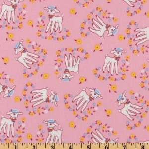   Booster Club Lamb Camellia Fabric By The Yard Arts, Crafts & Sewing