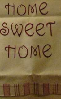 YANKEE CANDLE HOME SWEET HOME TABLE RUNNER  