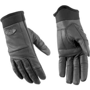 River Road Chisel Mens Leather Harley Touring Motorcycle Gloves w 