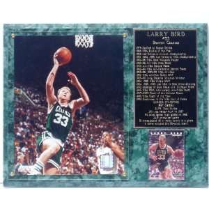    Larry Bird 12x15 Plaque with Photo and Stats