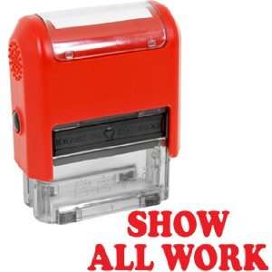  Teacher Stamp   SHOW ALL WORK