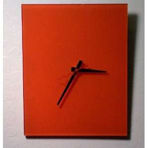    Obscurata Designer Analog Wall Clock, Orange