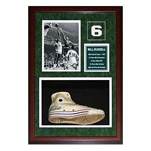 Signed Russell Picture   Converse Shoe Framed   Autographed NBA 
