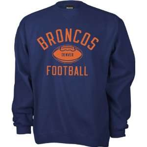 Denver Broncos End Zone Work Out Crewneck Sweatshirt  