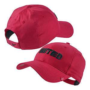 Nike MANCHESTER UNITED Soccer 2010 CORE Hat Cap RED  