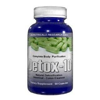 Detox 10 Body Detoxification Colon System Cleanser Pills by 