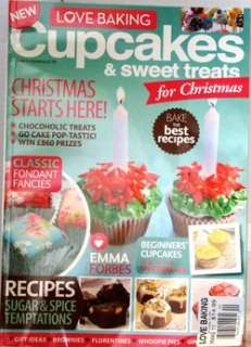 LOVE BAKING Premier CHRISTMAS 2011 Issue CUPCAKES & Sweet TREATS 