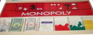 MONOPOLY 1961 Real Estate Game ~ Very Good Complete  