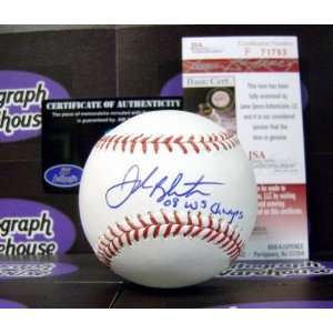  Joe Blanton Autographed/Hand Signed Baseball inscribed 08 
